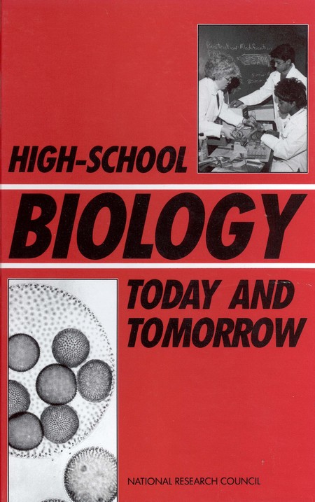 Cover for High-School Biology Today and Tomorrow