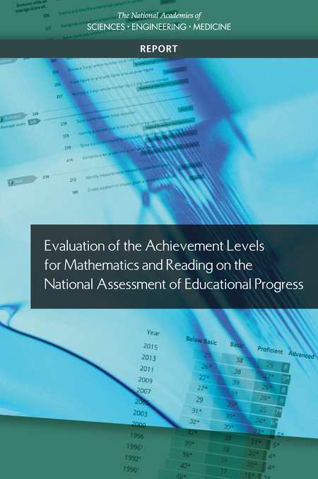 Cover for Evaluation of the Achievement Levels for Mathematics and Reading on the National Assessment of Educational Progress