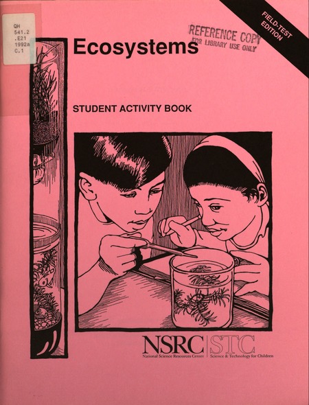 Cover for Ecosystems: Student Activity Book
