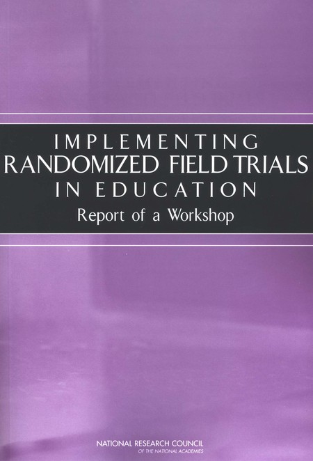 Cover for Implementing Randomized Field Trials in Education