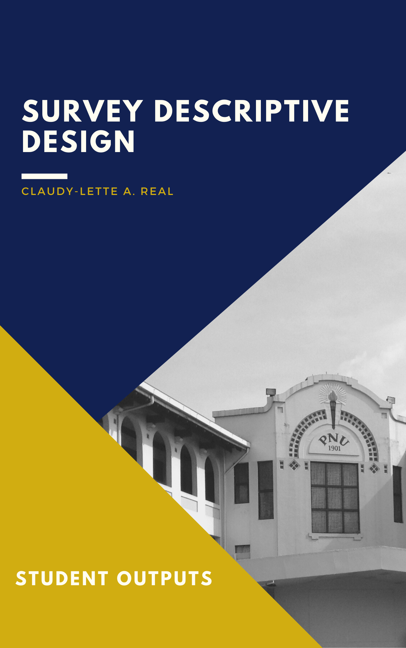 Cover for Survey Descriptive Design