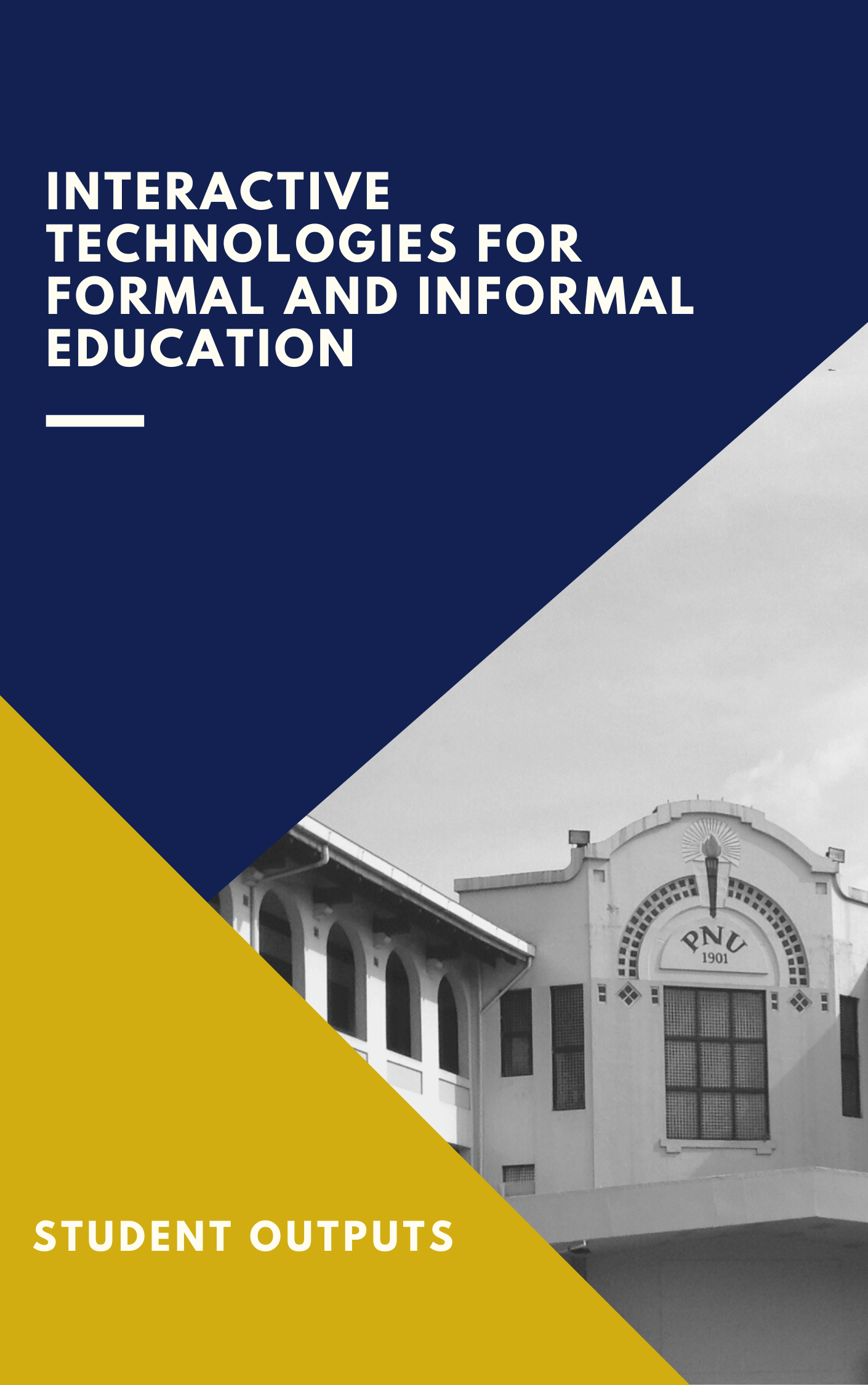 Cover for Interactive Technologies for Formal and Informal Education