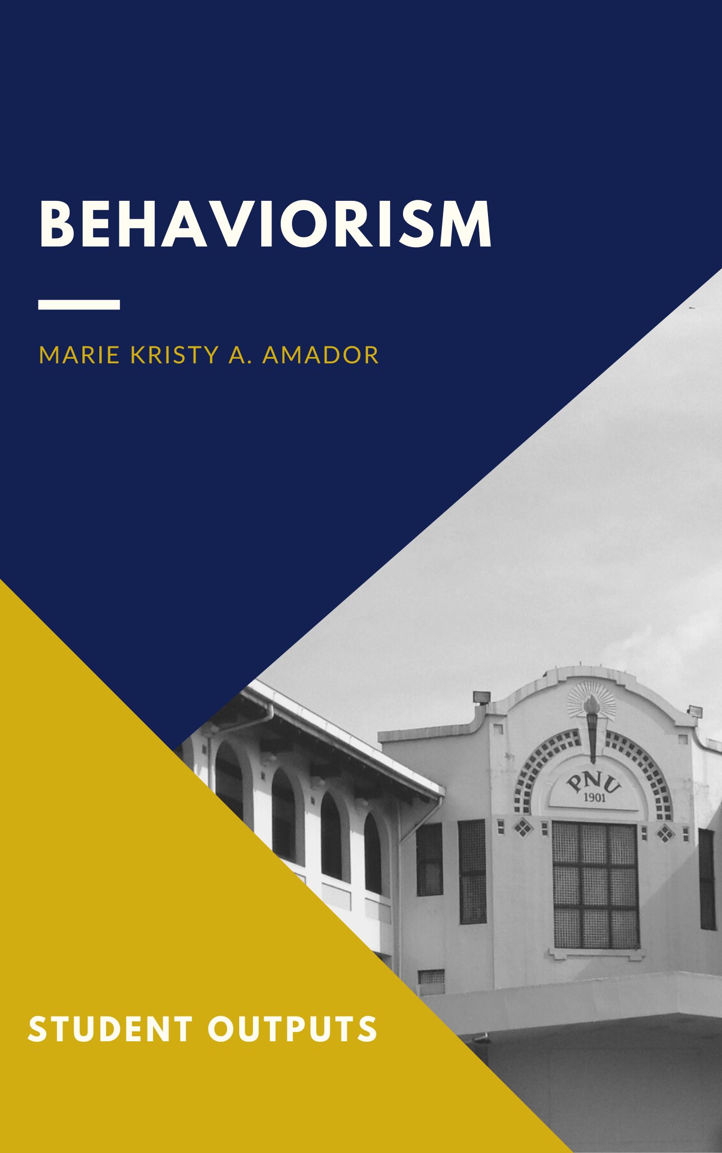 Cover for Behaviorism