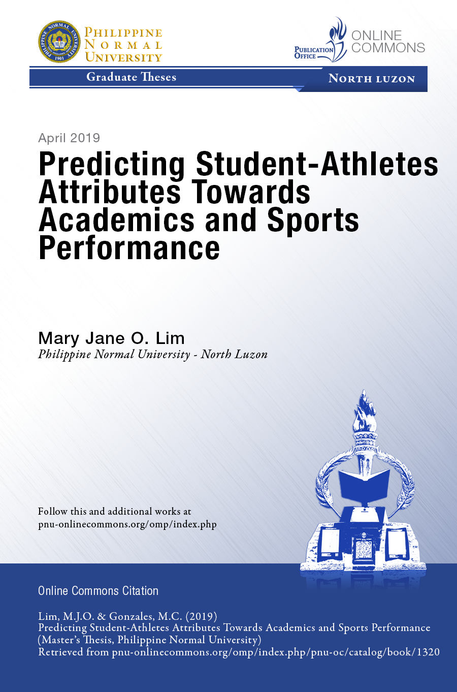 Cover for Predicting Student-Athletes Attributes Towards Academics and Sports Performance