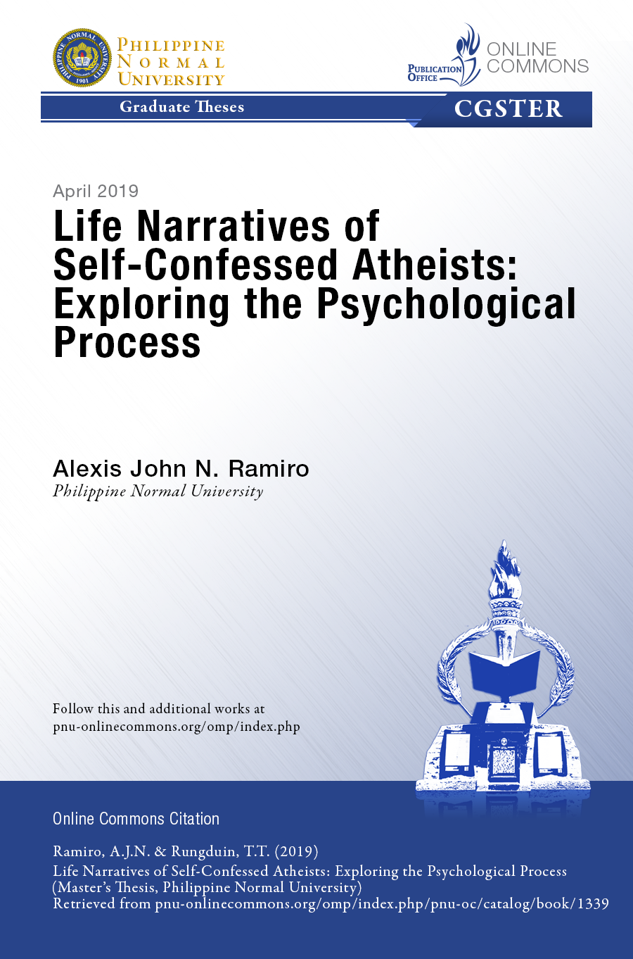 Cover for Life Narratives of Self-Confessed Atheists: Exploring the Psychological Process