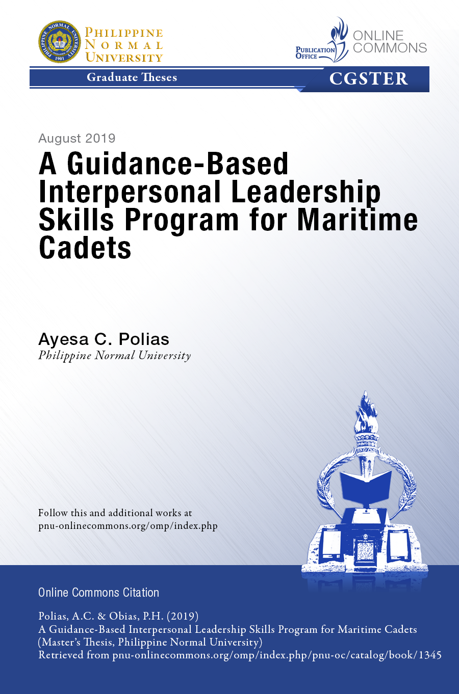 Cover for A Guidance-Based Interpersonal Leadership Skills Program for Maritime Cadets