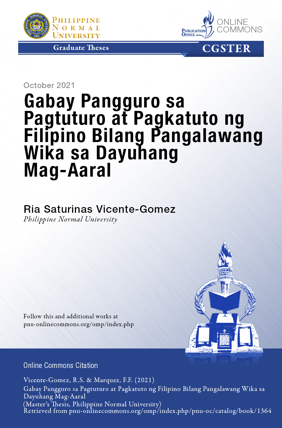 Cover for Gabay Pangguro sa Pagtuturo at Pagkatuto ng Filipino Bilang Pangalawang Wika sa Dayuhang Mag-Aaral