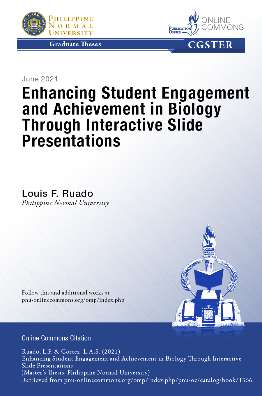 Cover for Enhancing Student Engagement and Achievement in Biology Through Interactive Slide Presentations
