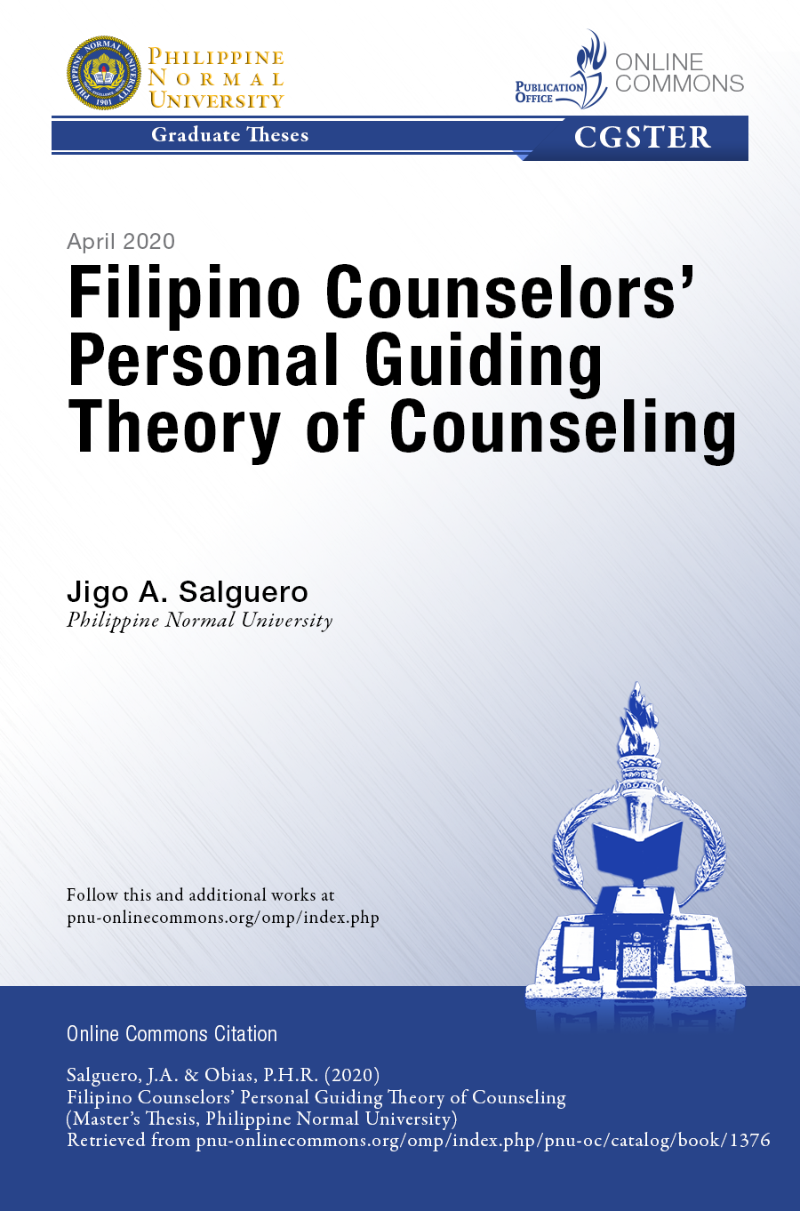 Cover for Filipino Counselors' Personal Guiding Theory of Counseling