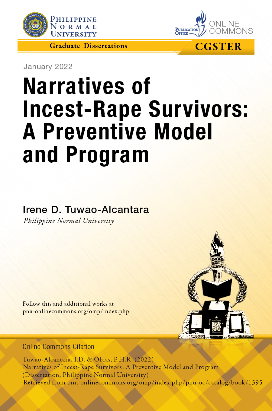 Cover for Narratives of Incest-Rape Survivors: A Preventive Model and Program