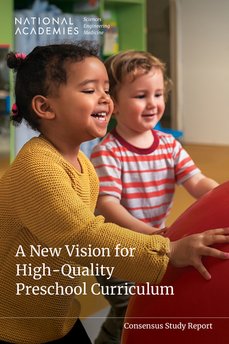 Cover for A New Vision for High-Quality Preschool Curriculum