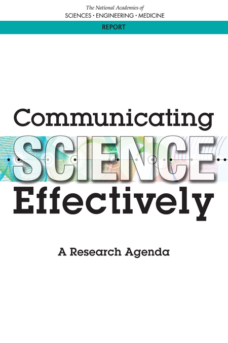 Cover for Communicating Science Effectively: A Research Agenda