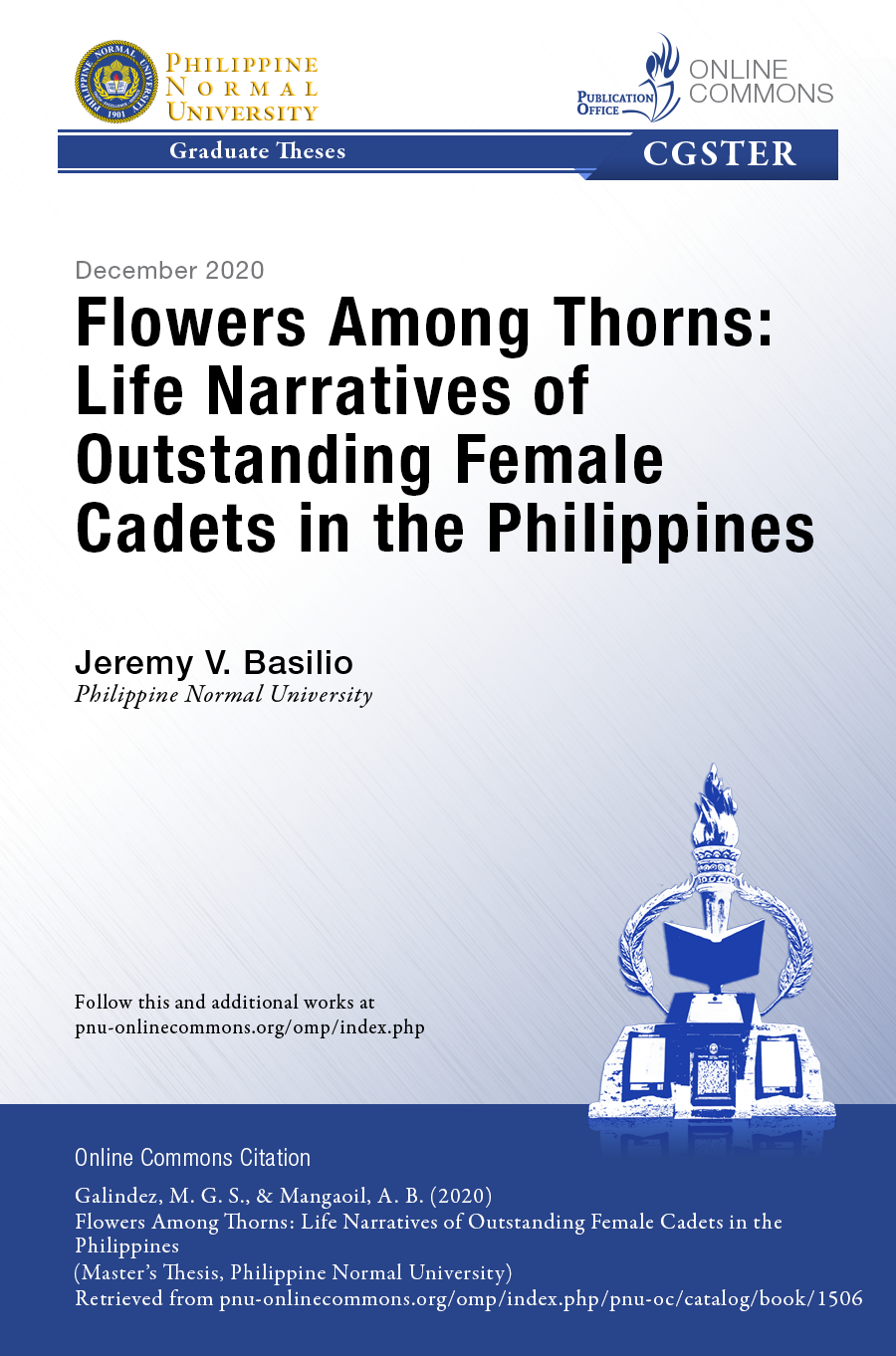 Cover for Flowers Among Thorns: Life Narratives of Outstanding Female Cadets in the Philippines