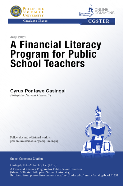Cover for A Financial Literacy Program for Public School Teachers