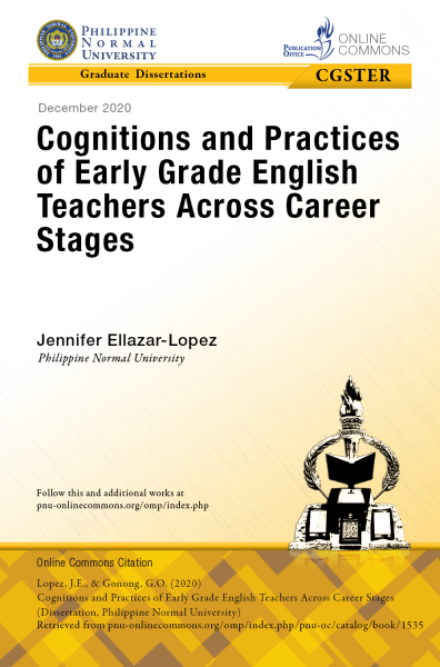 Cover for Cognitions and Practices of Early Grade English Teachers Across Career Stages
