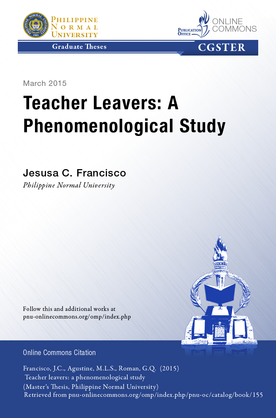 Cover for Teacher Leavers: A Phenomenological Study