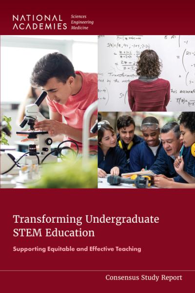 Cover for Transforming Undergraduate STEM Education: Supporting Equitable and Effective Teaching