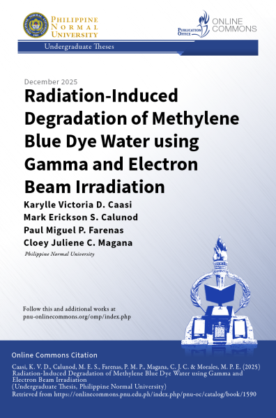 Cover for Radiation-Induced Degradation of Methylene Blue Dye Water using Gamma and  Electron Beam Irradiation