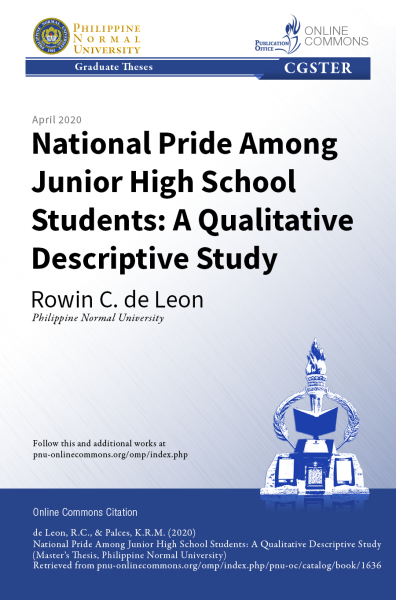 Cover for National Pride Among Junior High School Students: A Qualitative Descriptive Study