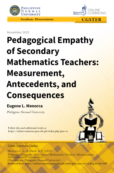 Cover for Pedagogical Empathy of Secondary Mathematics Teachers: Measurement, Antecedents, and Consequences