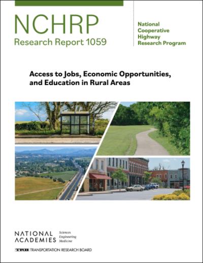 Cover for Access to Jobs, Economic Opportunities, and Education in Rural Areas
