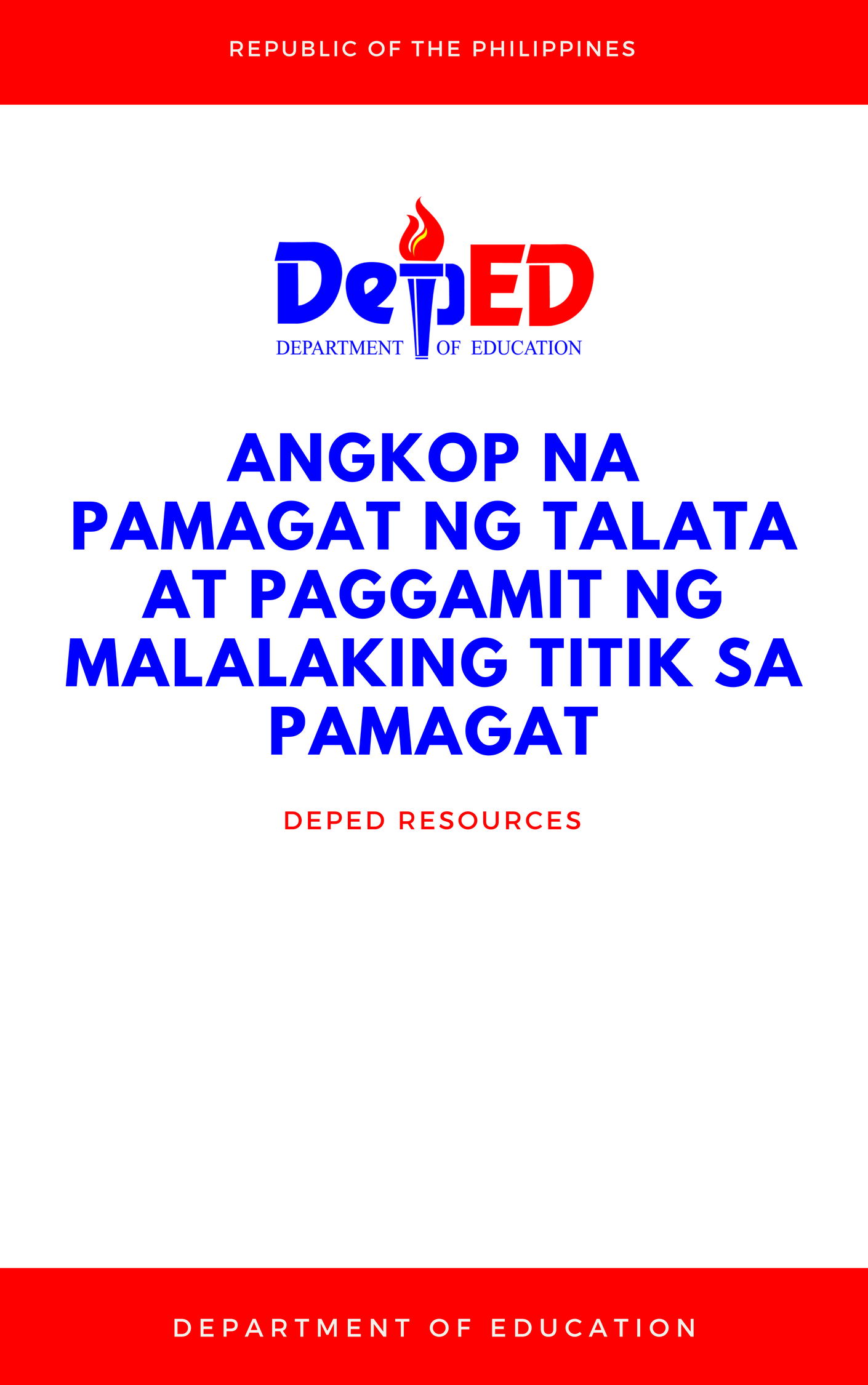 Cover for Angkop na pamagat ng talata at paggamit ng malalaking titik sa pamagat