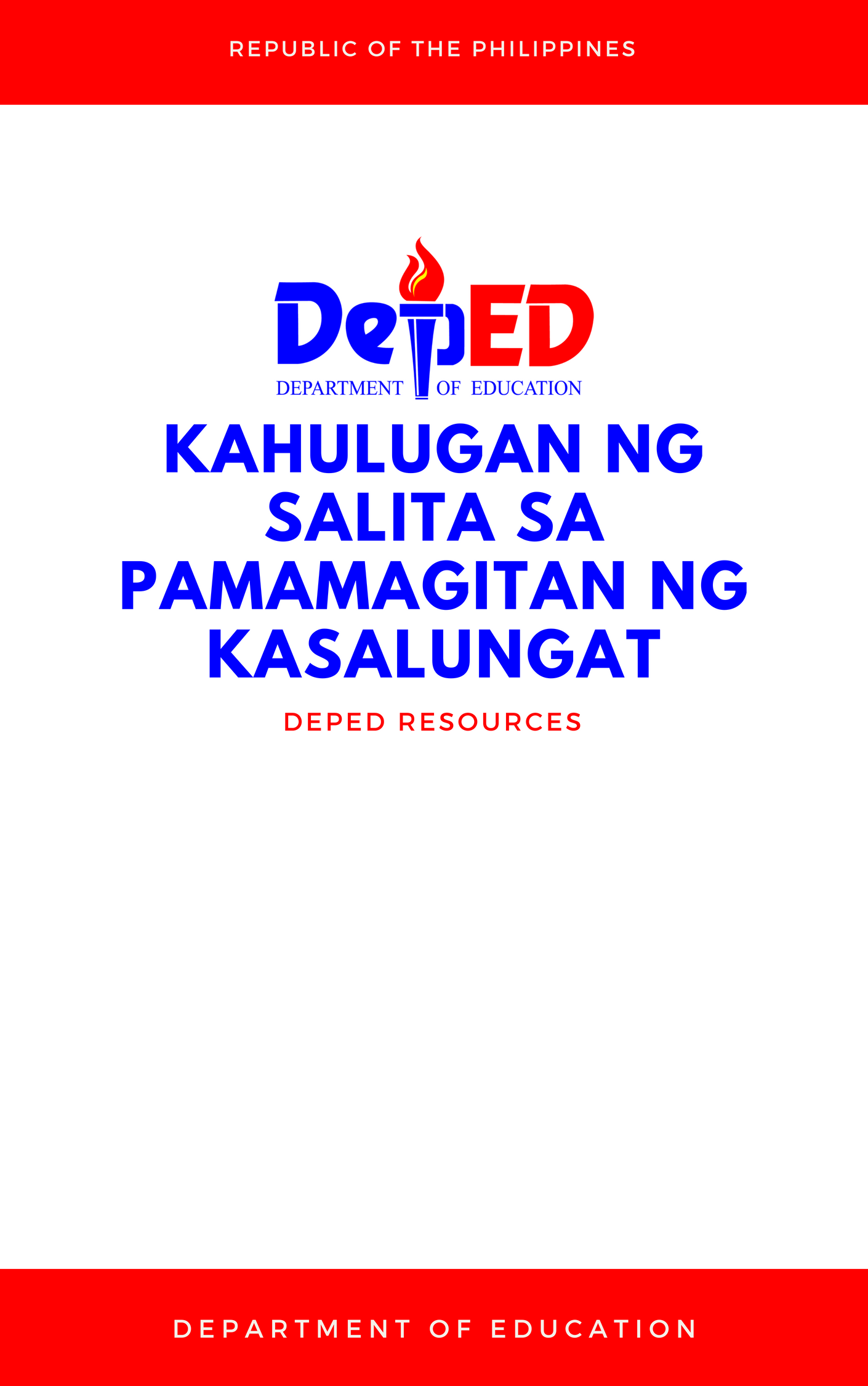 Cover for Kahulugan ng salita sa pamamagitan ng kasalungat
