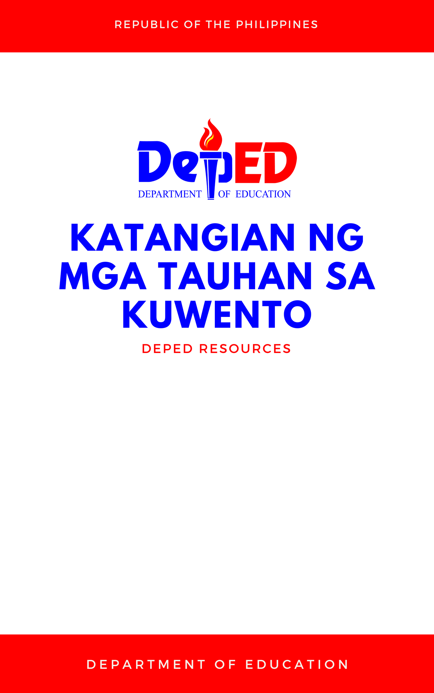Cover for Katangian ng mga tauhan sa kuwento