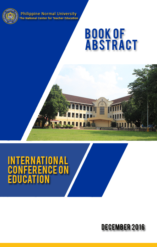Cover for International Conference on Education 2016