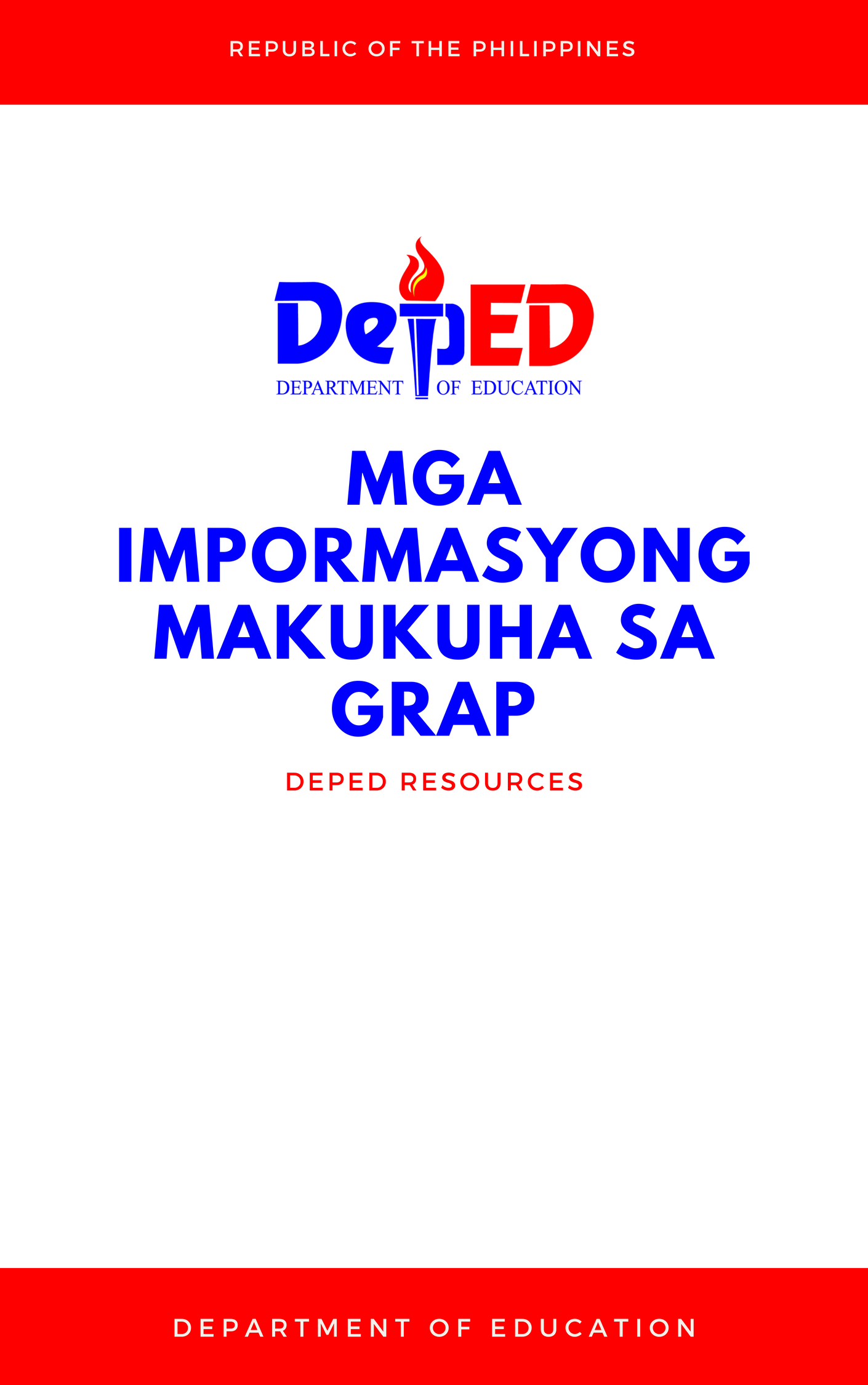 Cover for Mga impormasyong makukuha sa grap