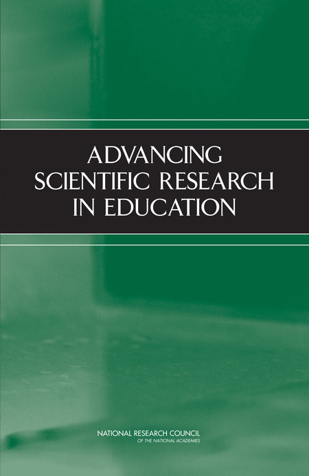 Cover for Advancing Scientific Research in Education