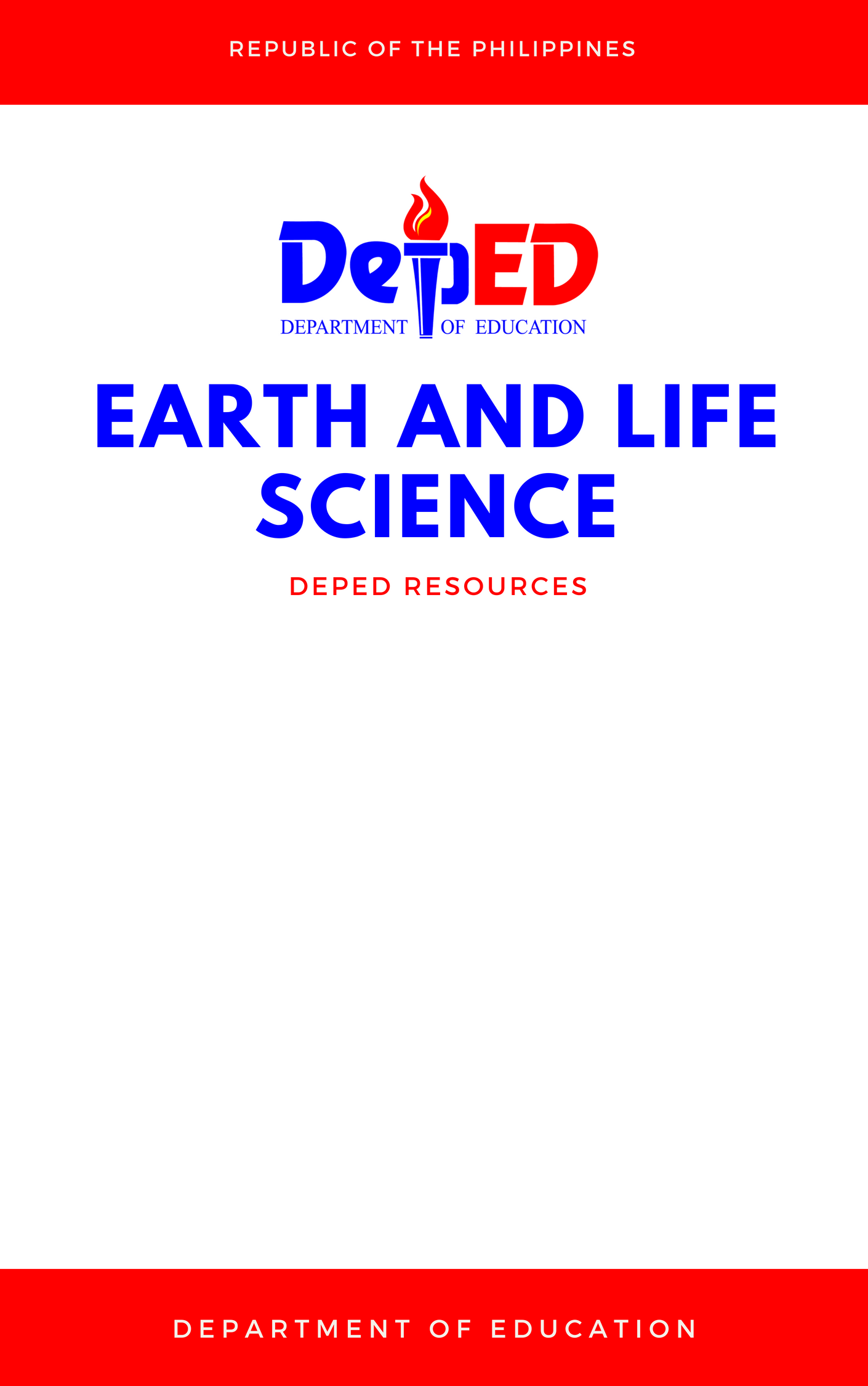 Cover for Earth and Life Science