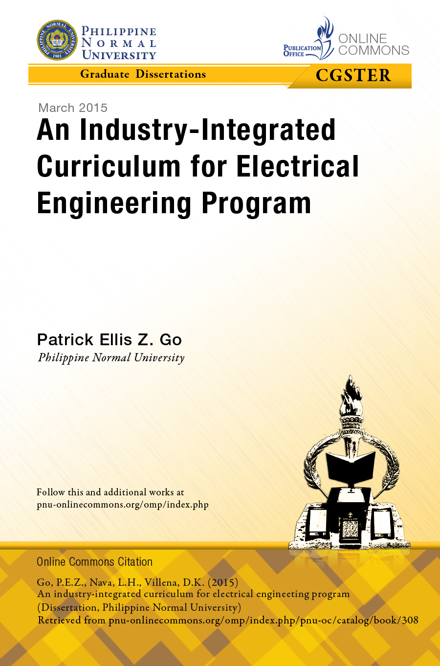 Cover for An Industry-Integrated Curriculum for Electrical Engineering Program