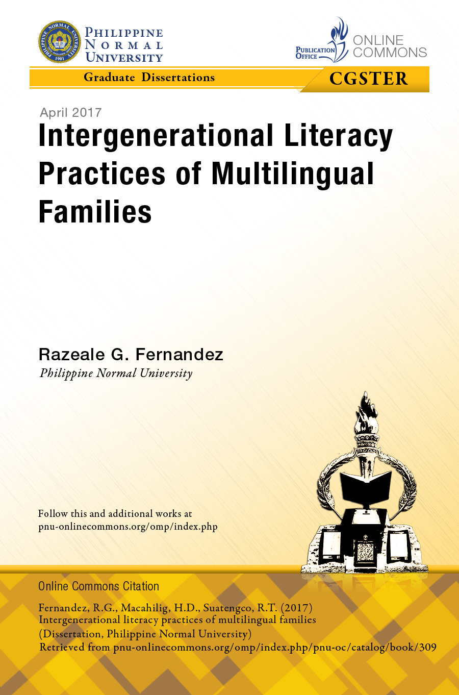 Cover for Intergenerational Literacy Practices of Multilingual Families