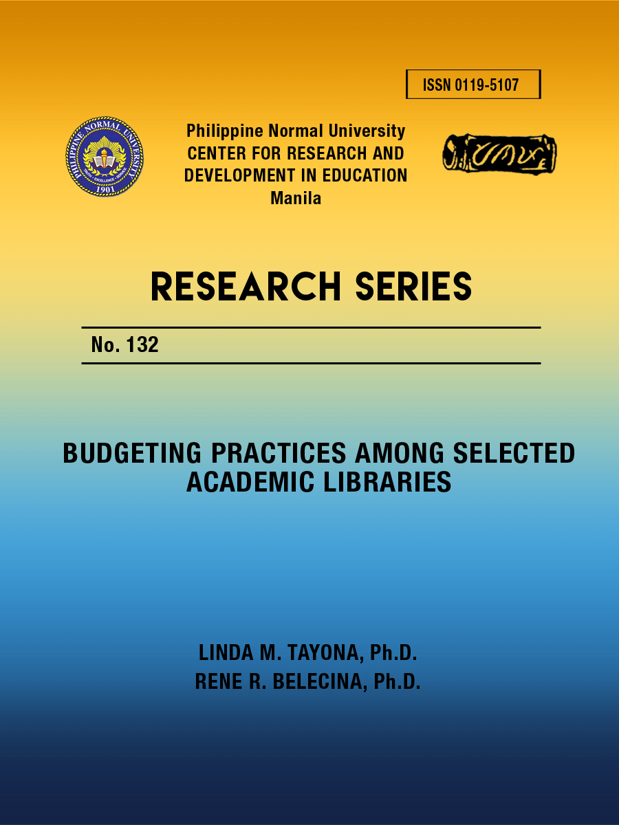 Cover for Budgeting Practices Among Selected Academic Libraries