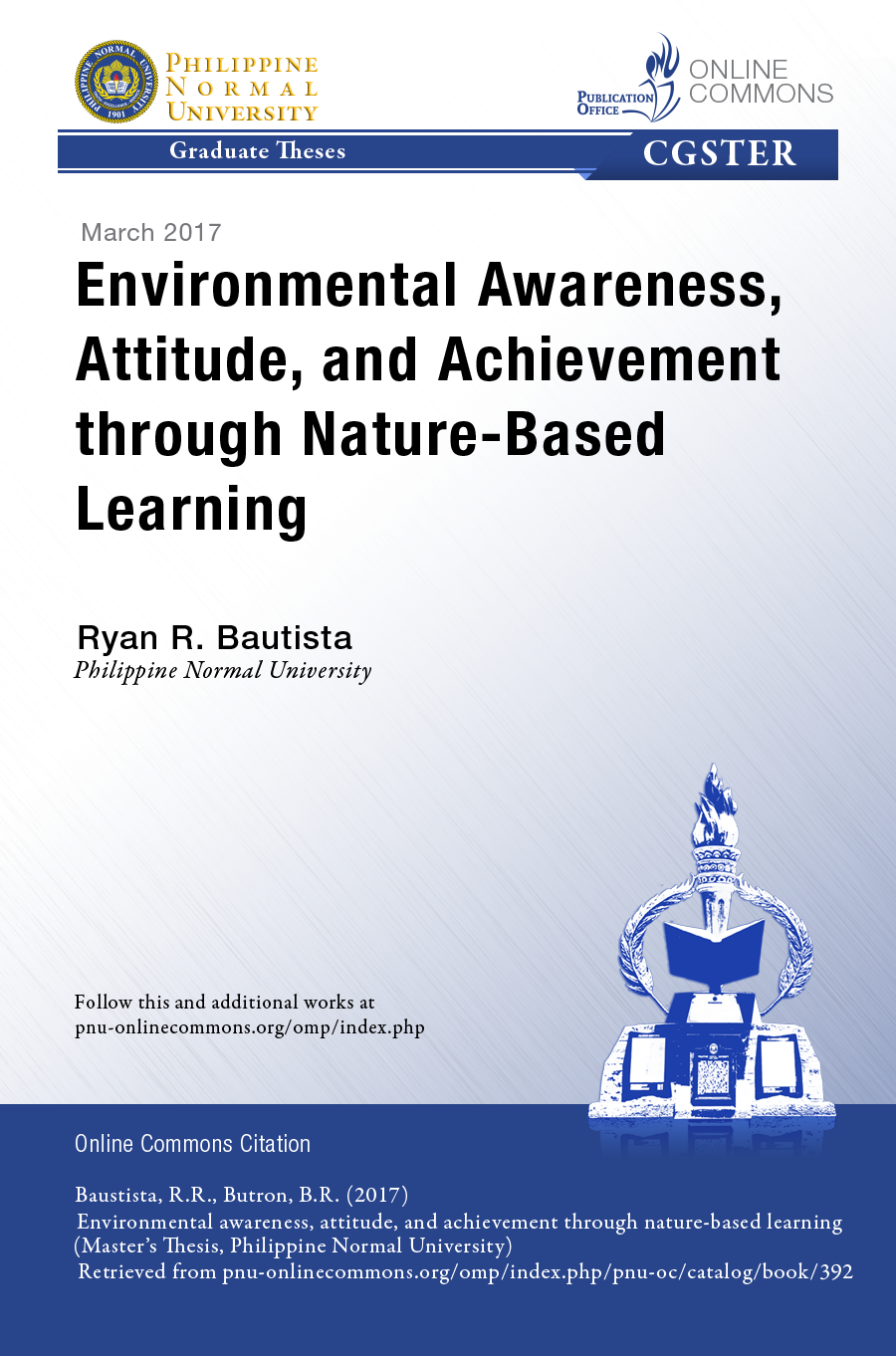 Cover for Environmental Awareness, Attitude and Achievement through Nature-Based Learning
