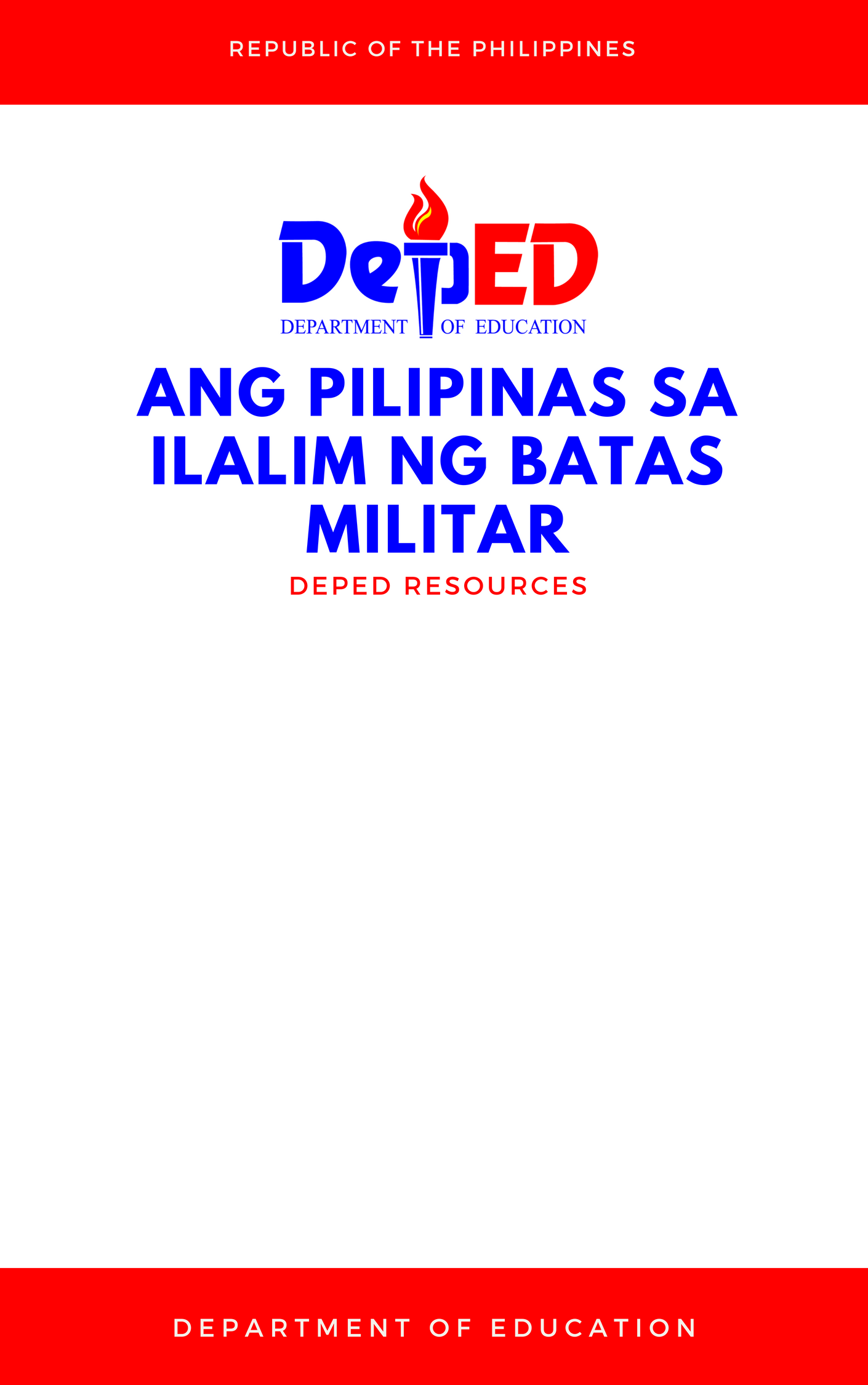 Cover for Ang Pilipinas sa ilalim Ng Batas Militar