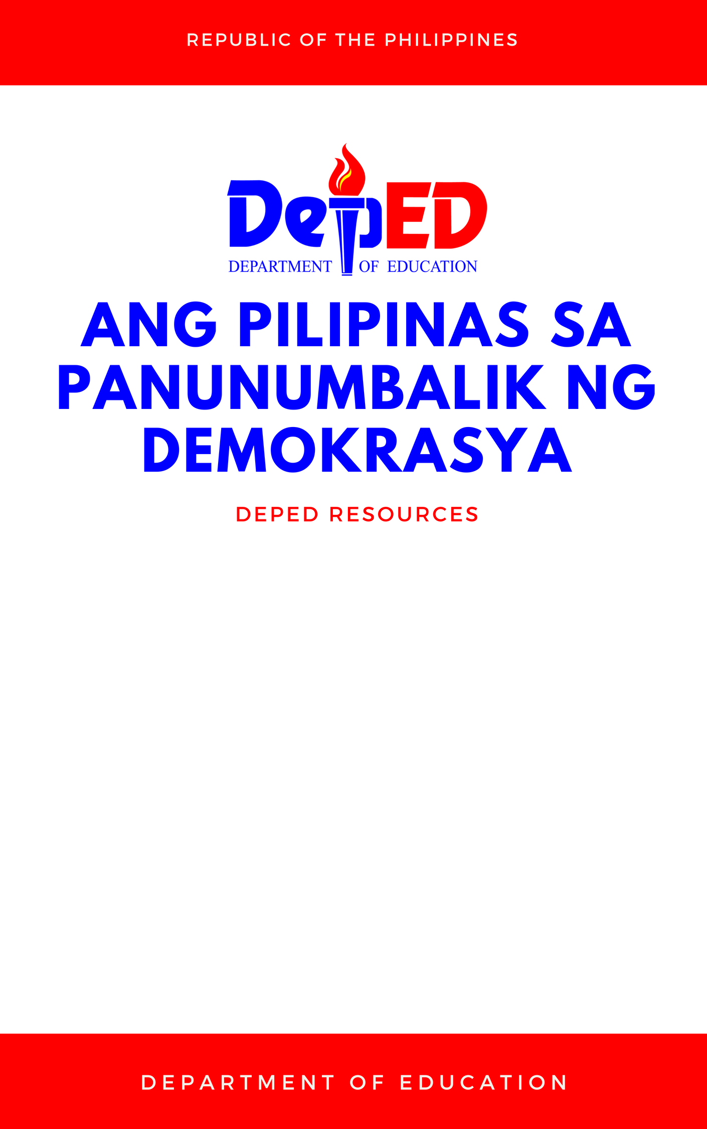 Cover for Ang Pilipinas sa panunumbalik ng Demokrasya