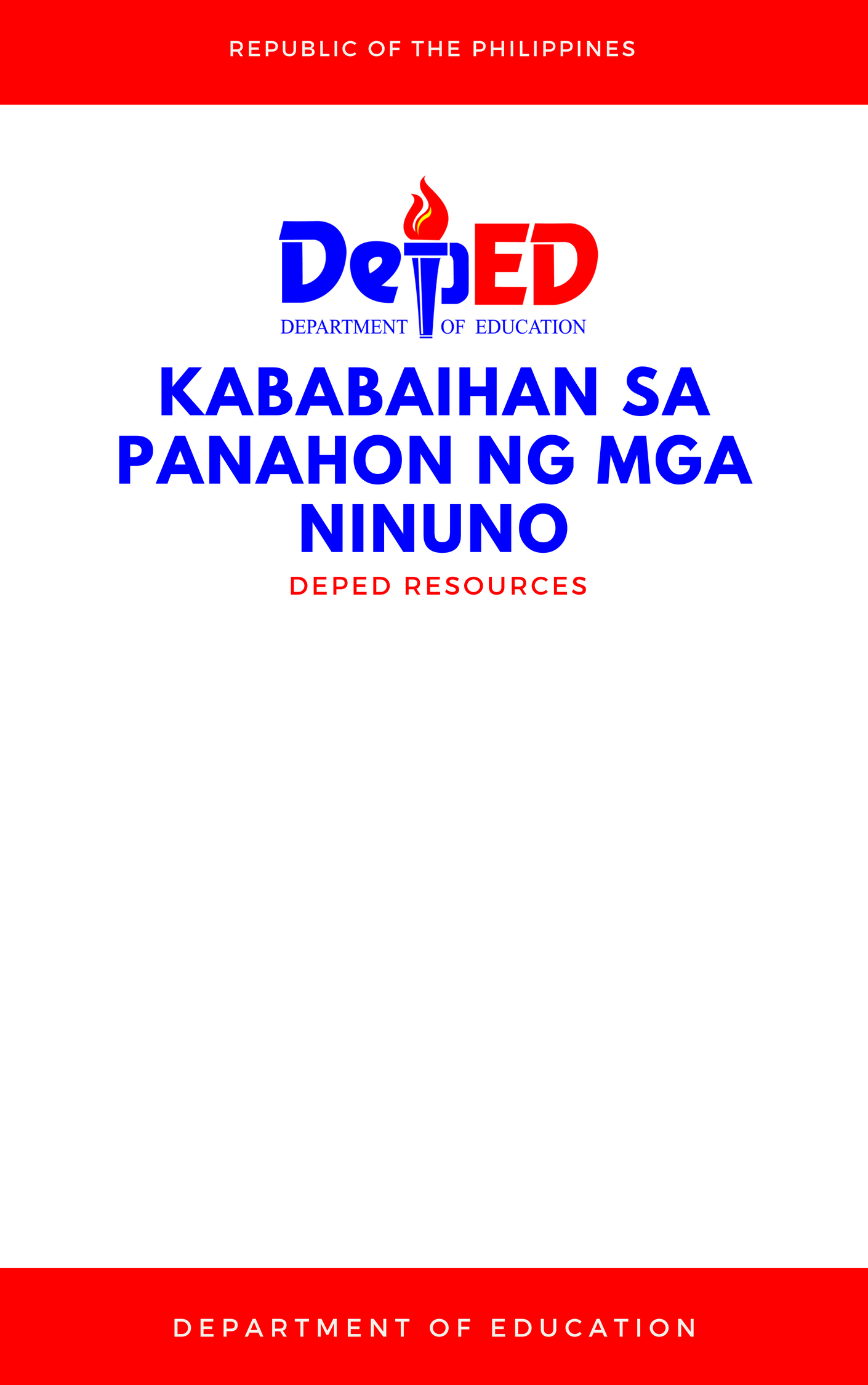 Cover for Kababaihan sa panahon ng mga ninuno