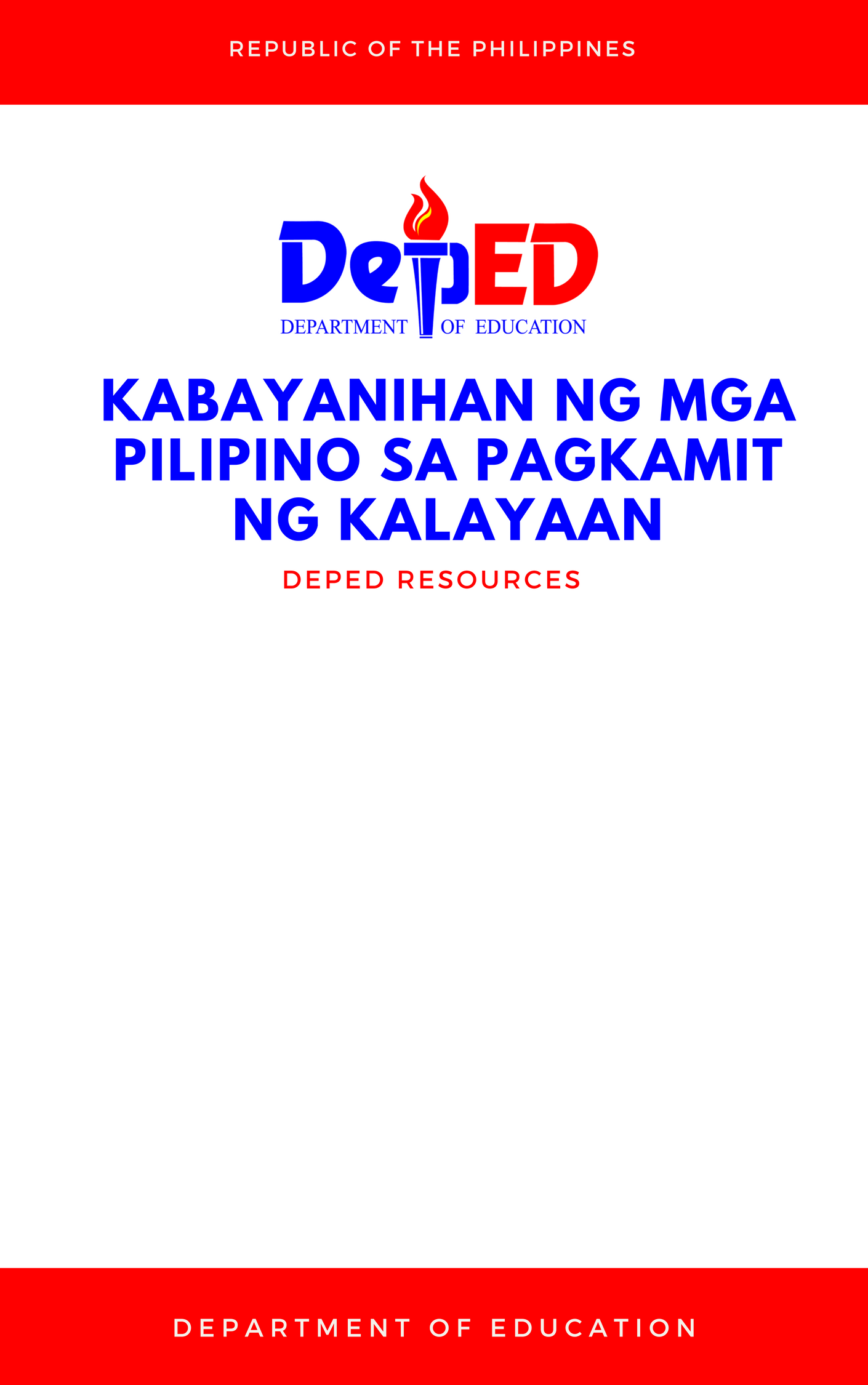 Cover for Kabayanihan ng mga Pilipino sa Pagkamit ng Kalayaan