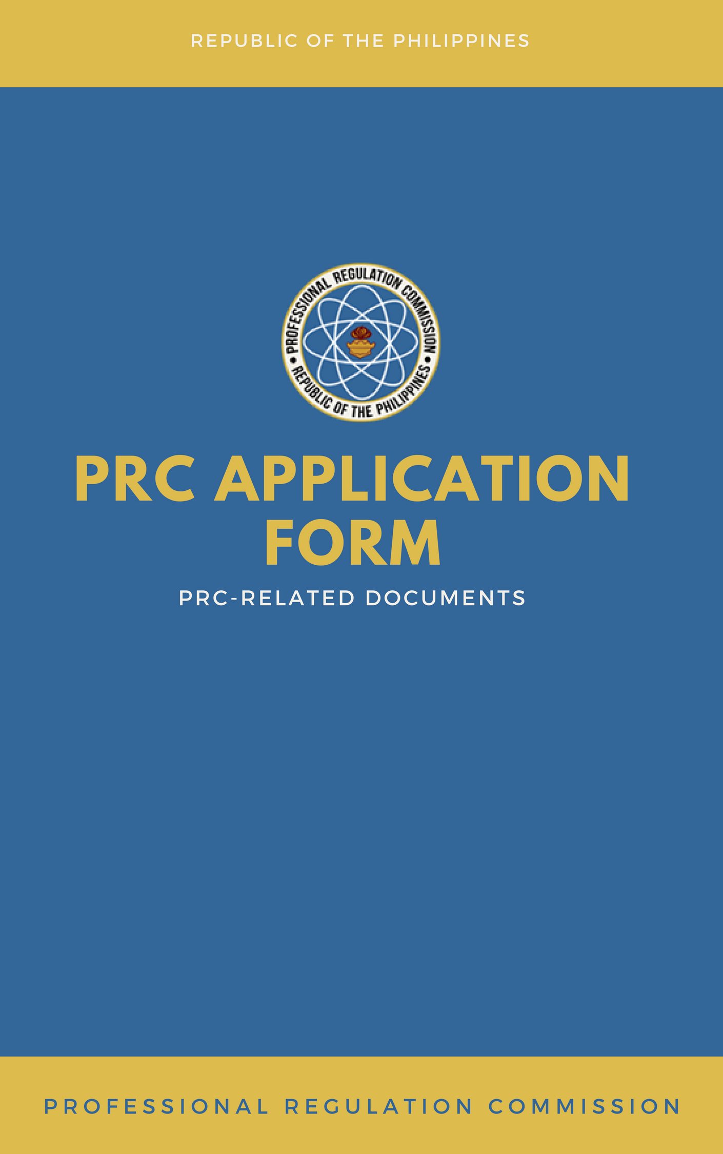 Cover for PRC Application form