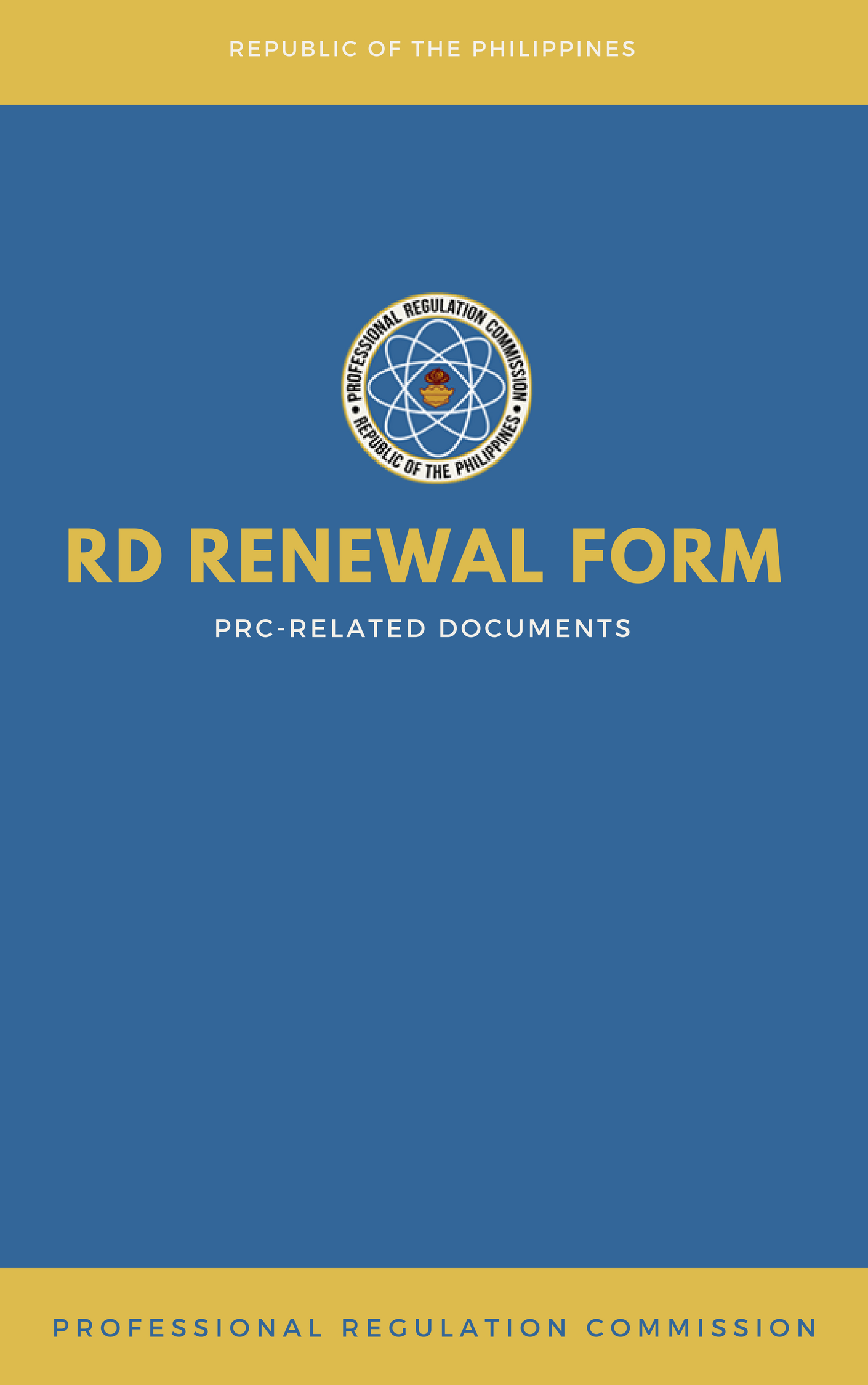 Cover for RD Renewal form
