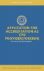 Cover for Application for Accreditation as CPD provider (Foreign)