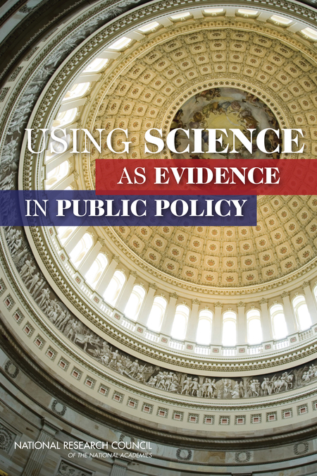 Cover for Using Science as Evidence in Public Policy
