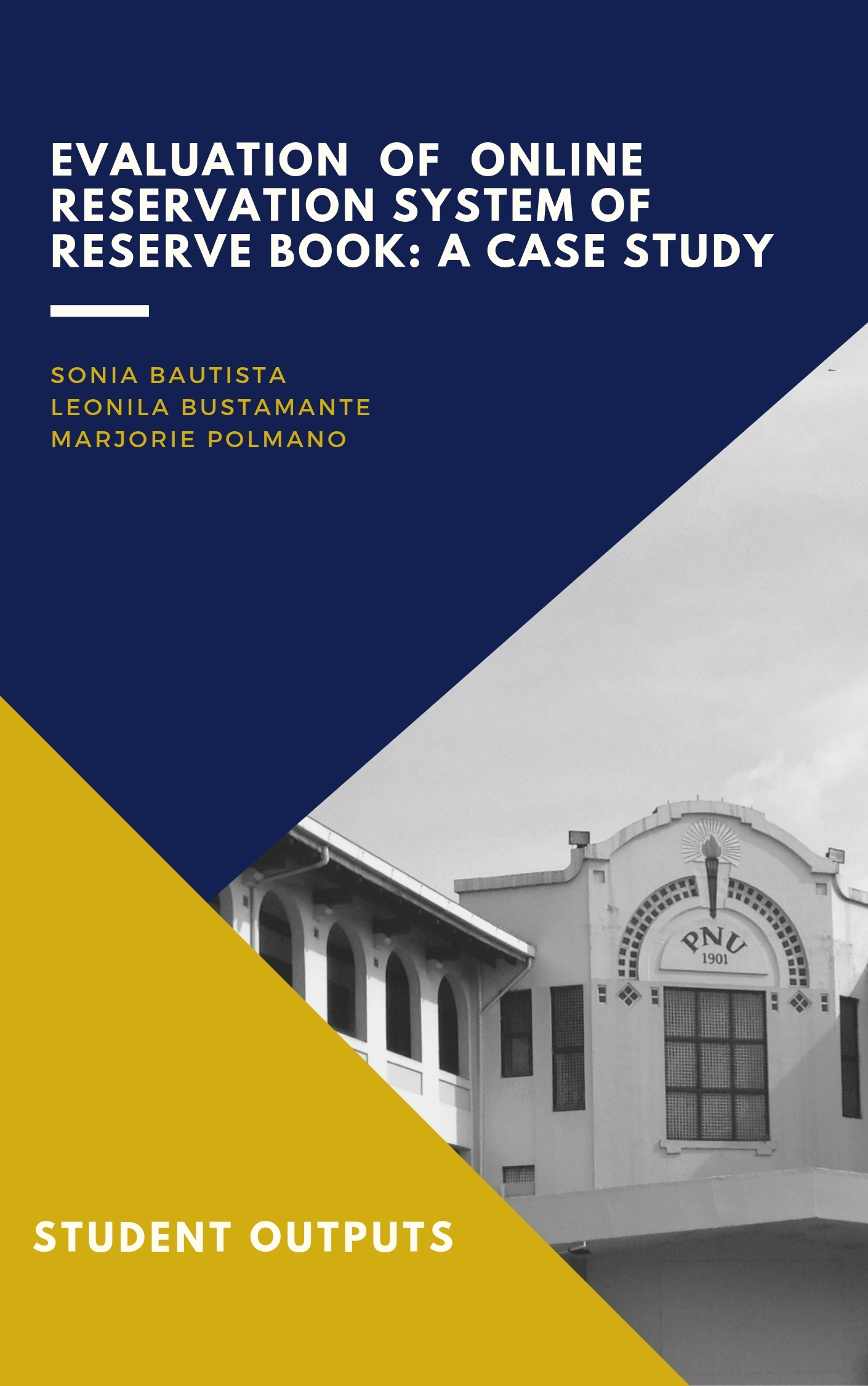 Cover for Evaluation of Online Reservation System of Reserve Book: A Case Study