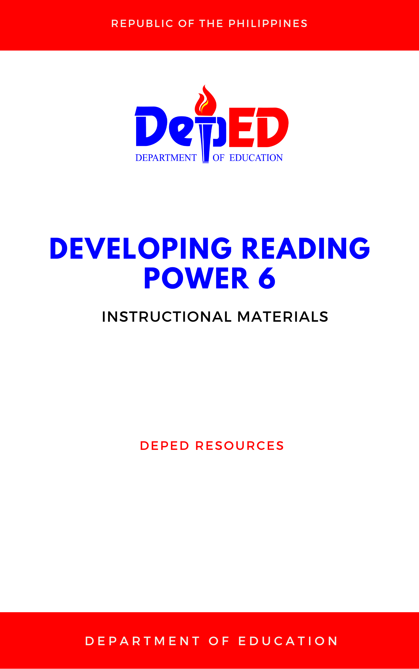Cover for Developing Reading Power 6