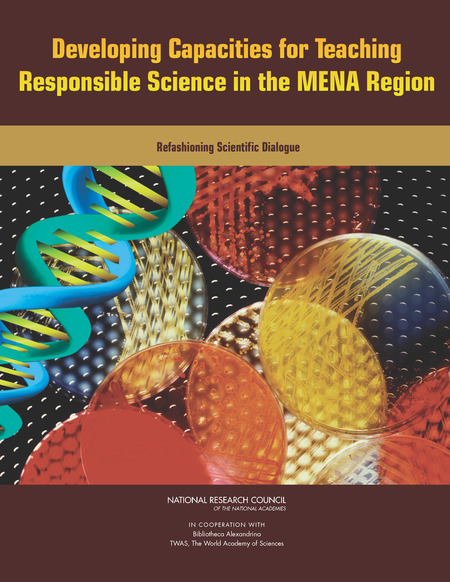 Cover for Developing Capacities for Teaching Responsible Science in the MENA Region