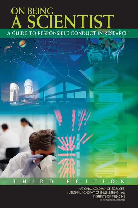 Cover for On Being a Scientist: A Guide to Responsible Conduct in Research: Third Edition (2009)