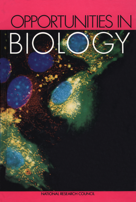 Cover for Opportunities in Biology