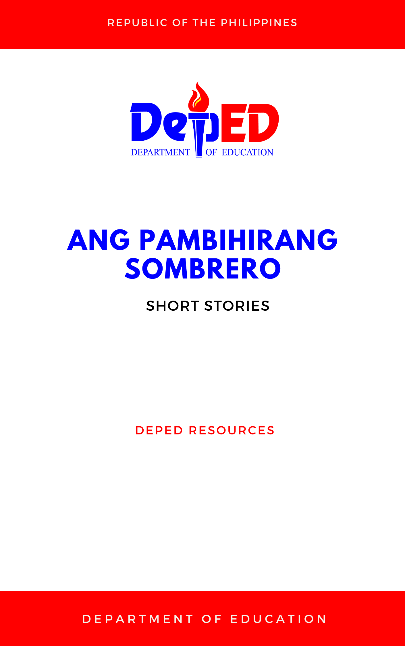 Cover for Ang Pambihirang Sombrero